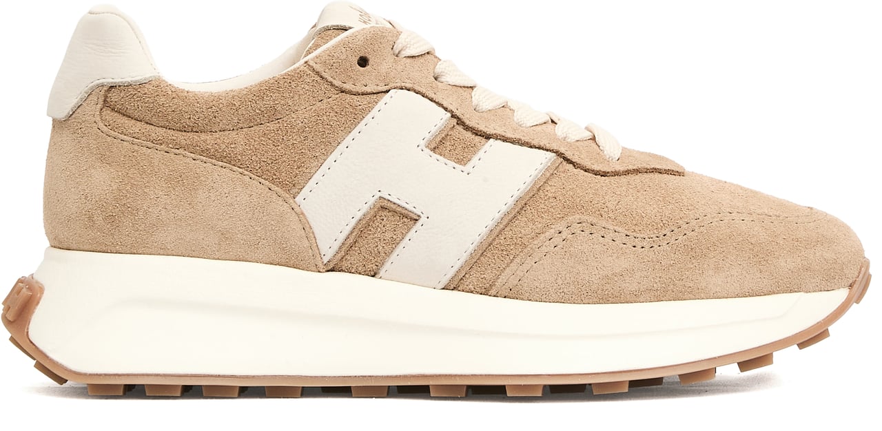 HOGAN Running Retrorun Camoscio Beige Beige