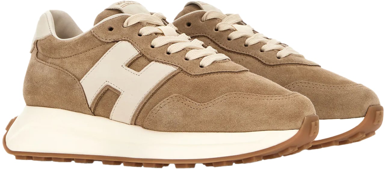 HOGAN Flat Shoes Biscoto Medio Ghiaggio Beige