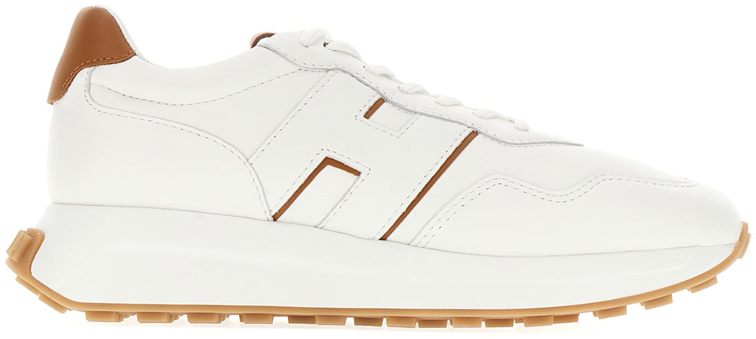HOGAN HOGAN White leather H641 sneakers Wit
