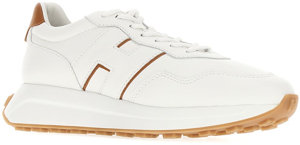 HOGAN HOGAN White leather H641 sneakers Wit