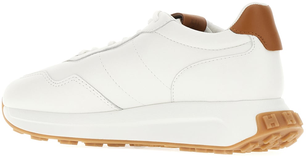 HOGAN HOGAN White leather H641 sneakers Wit
