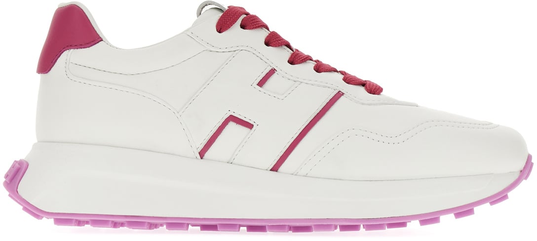 HOGAN HOGAN White leather H641 sneakers Wit