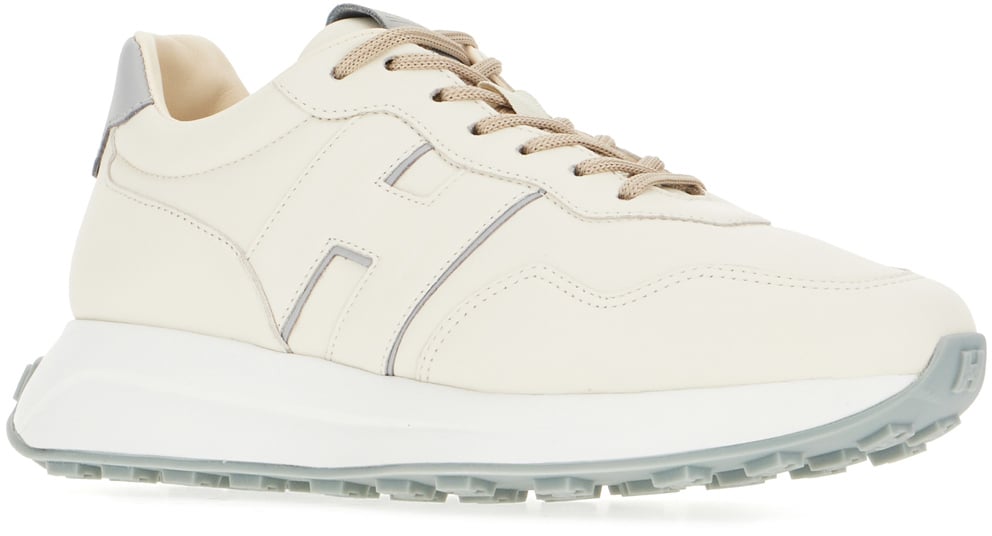 HOGAN HOGAN Ivory leather H641 sneakers Neutraal