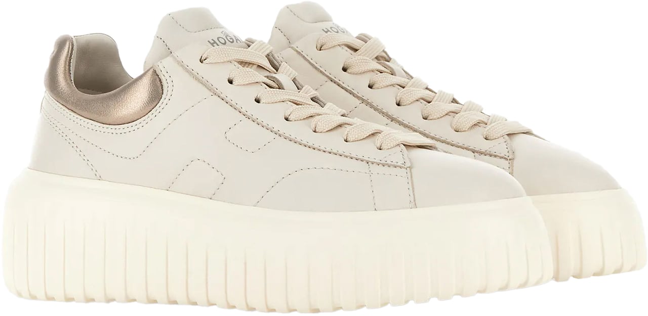 HOGAN Flat Shoes Ivory Wit