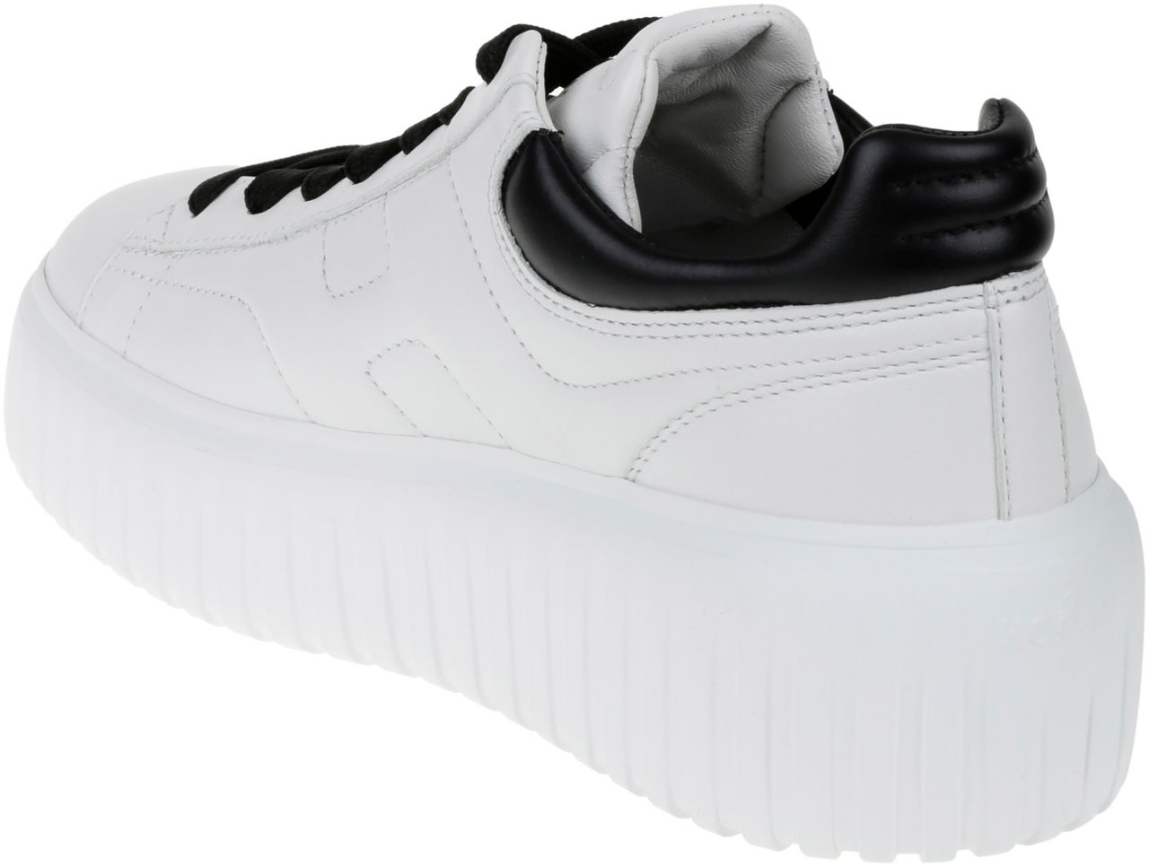 HOGAN Flat Shoes D Bianco Nero Zwart