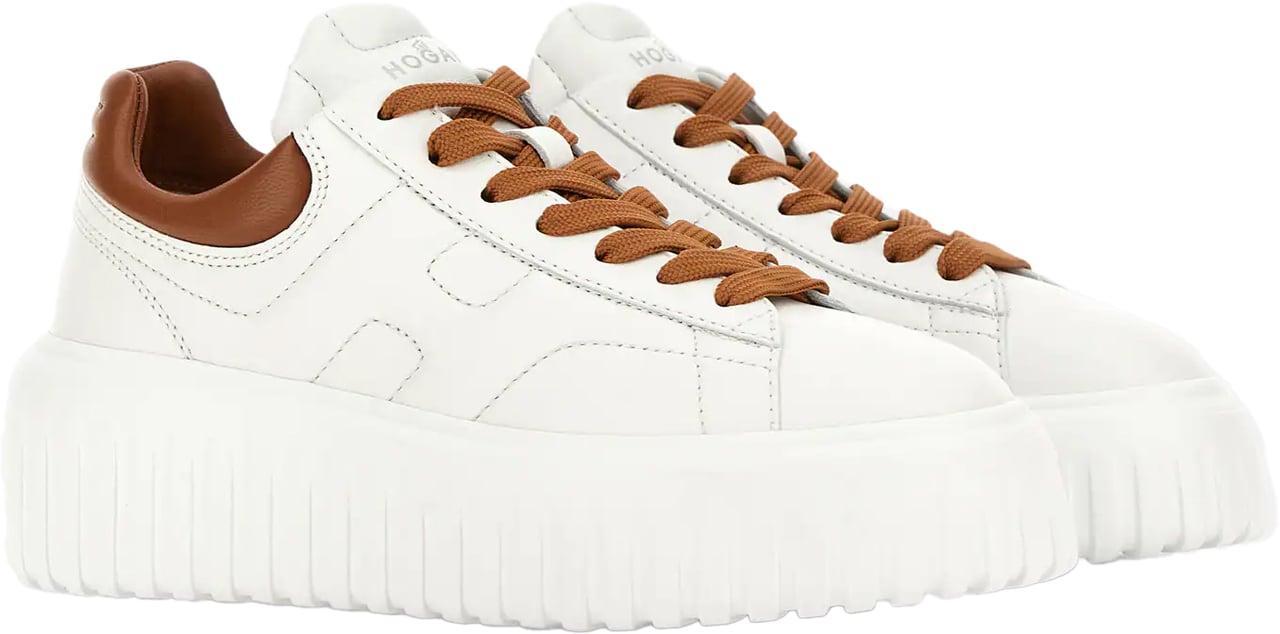 HOGAN Sneakers Bianco Cuoio Wit