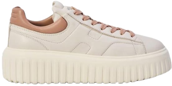 HOGAN Flat Shoes Ivory Wit