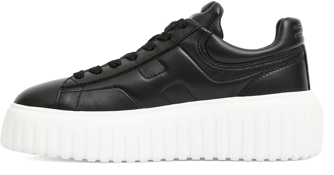 HOGAN Sneakers H Stripe Pelle Nero Zwart