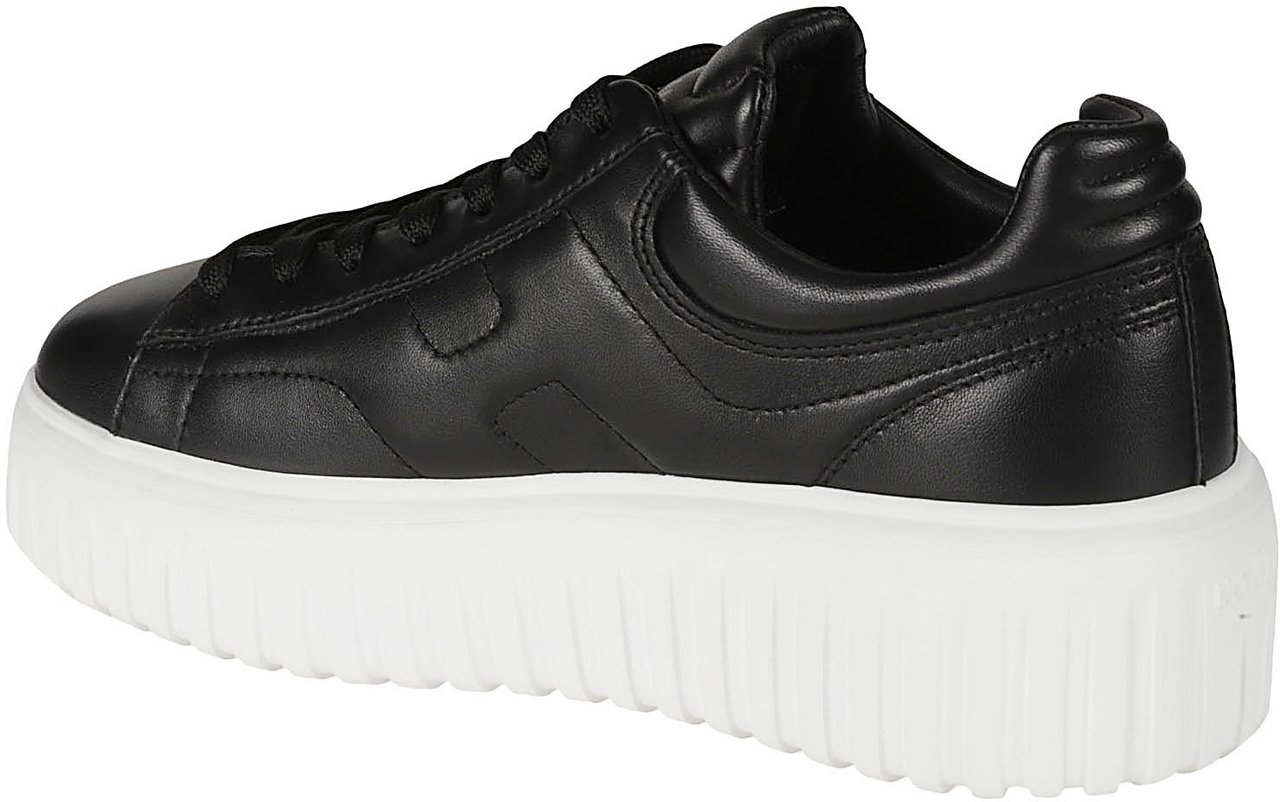 HOGAN H-stripes Sneakers Black Zwart