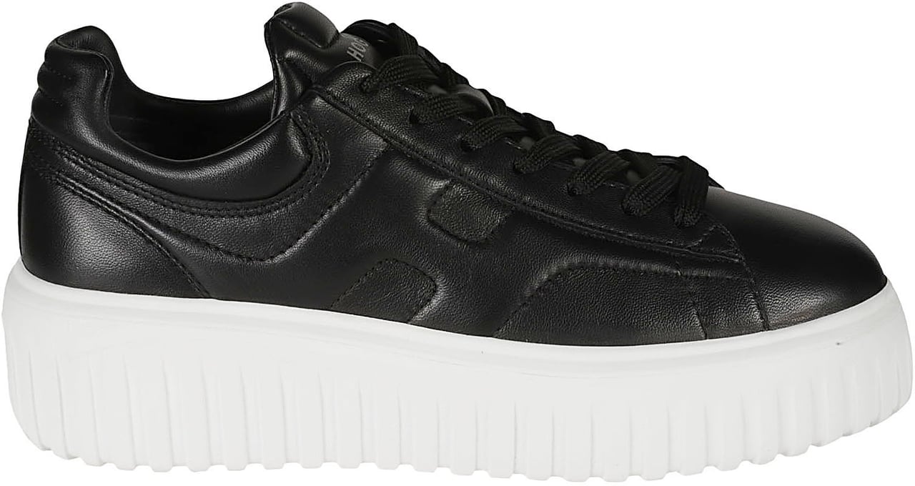 HOGAN H-stripes Sneakers Black Zwart