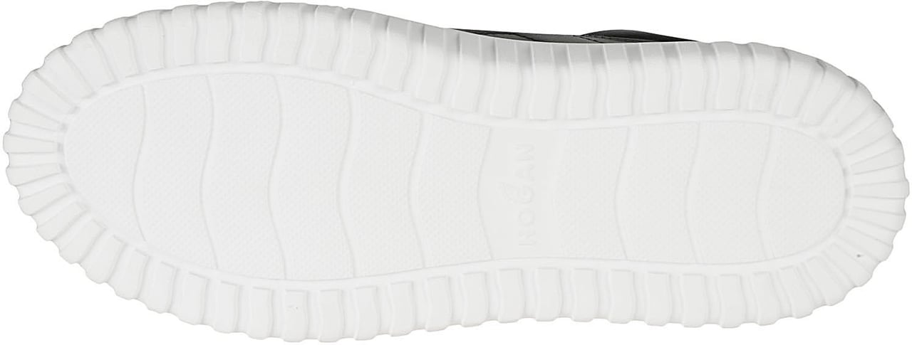 HOGAN H-stripes Sneakers Black Zwart