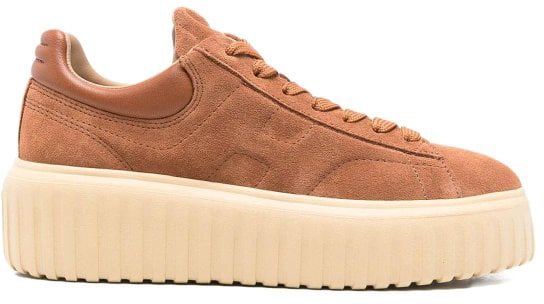 HOGAN Sneakers Cuoio Scuro Bruin