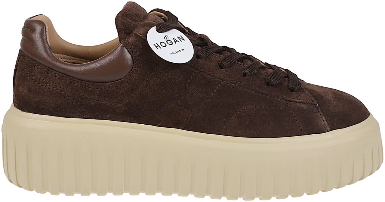 HOGAN H-stripes Sneakers Brown Bruin