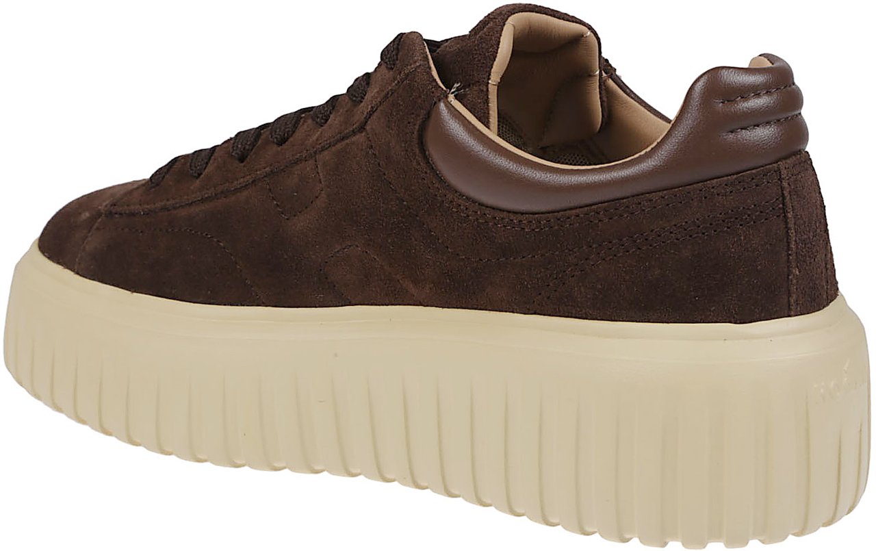 HOGAN H-stripes Sneakers Brown Bruin