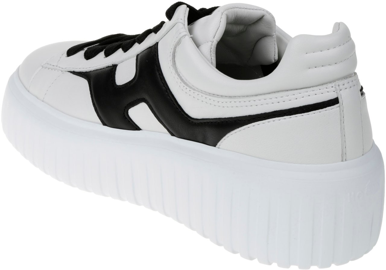 HOGAN Flat Shoes F Bianco Nero Wit