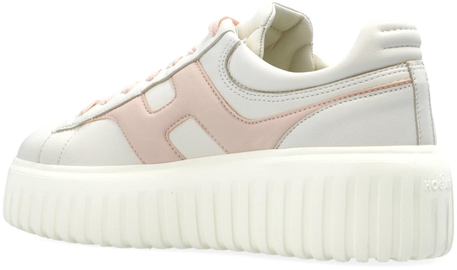 HOGAN H-stripes Logo Sneakers Wit