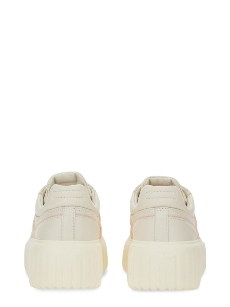 HOGAN H-Stripes Logo Sneakers Neutraal