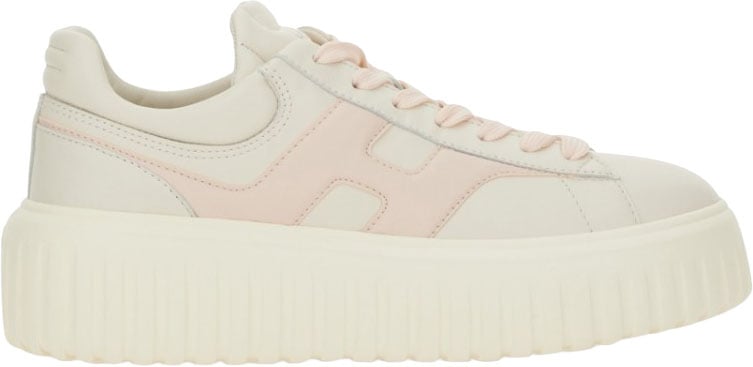 HOGAN H-Stripes Logo Sneakers Neutraal