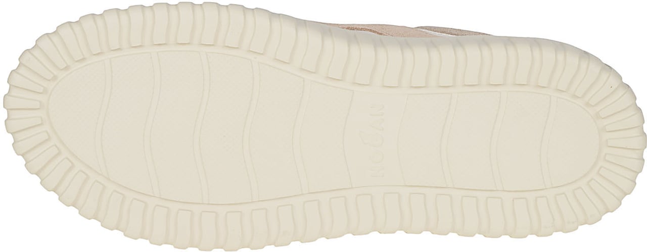HOGAN H-stripes Sneakers Nude Beige