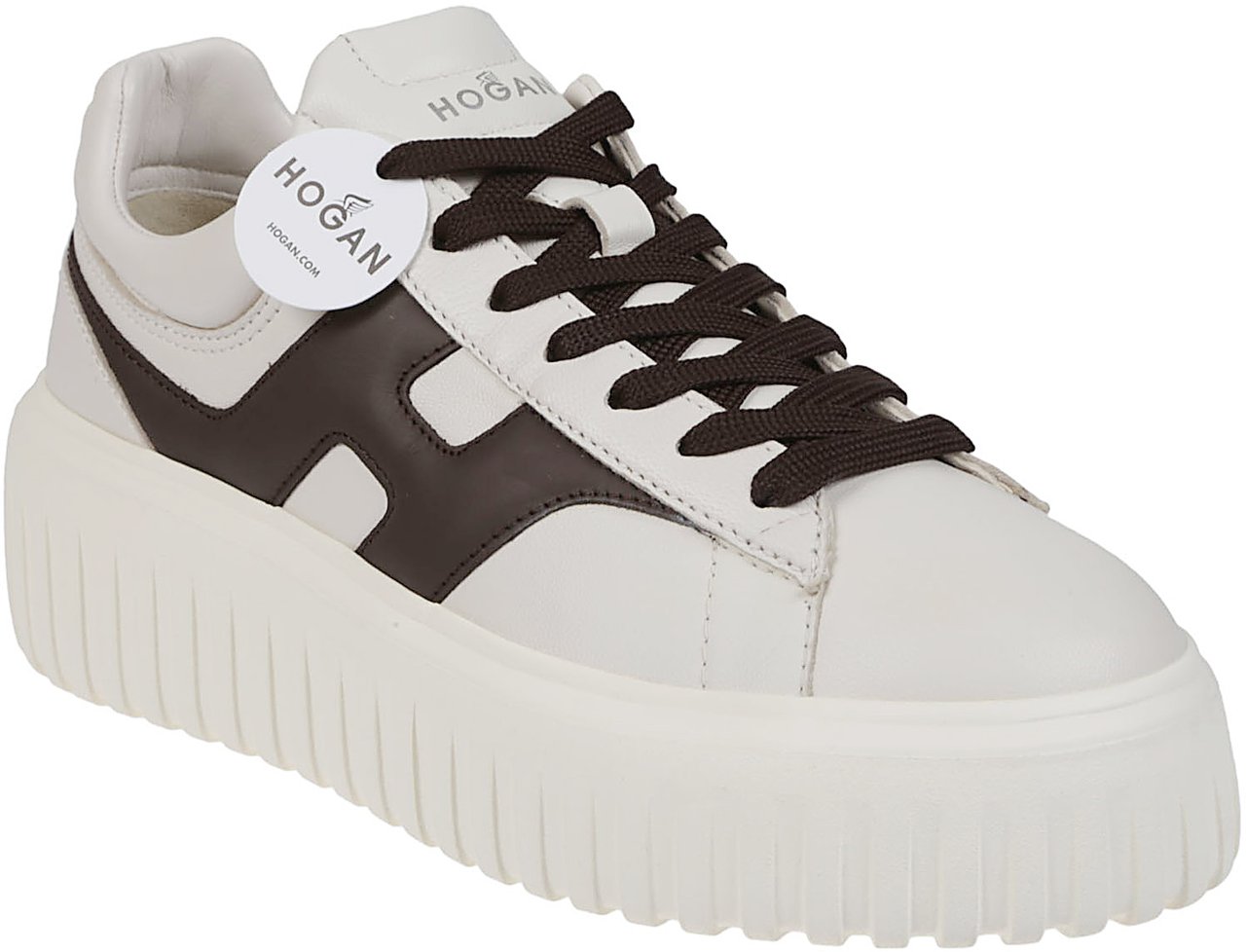 HOGAN H-stripes Sneakers White Wit