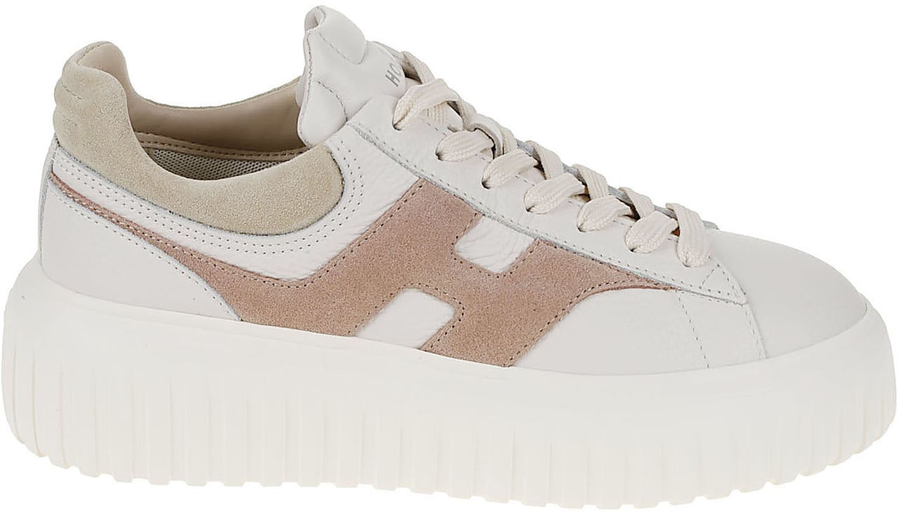 HOGAN Flat Shoes N Rosa Wit