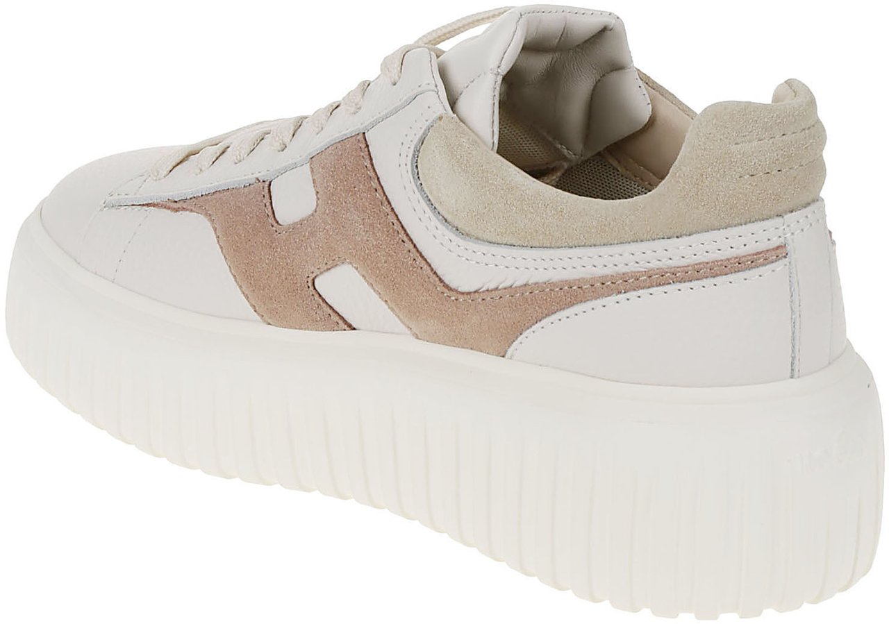 HOGAN Flat Shoes N Rosa Wit