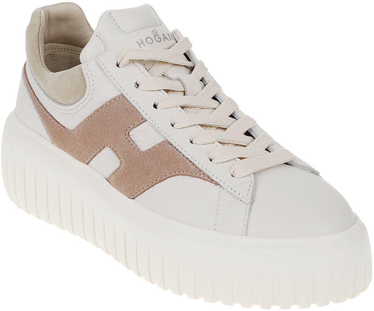 HOGAN Flat Shoes N Rosa Wit