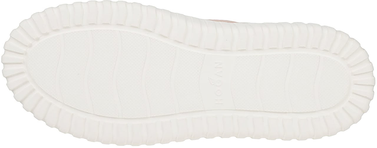 HOGAN H-stripes Sneakers Nude Beige