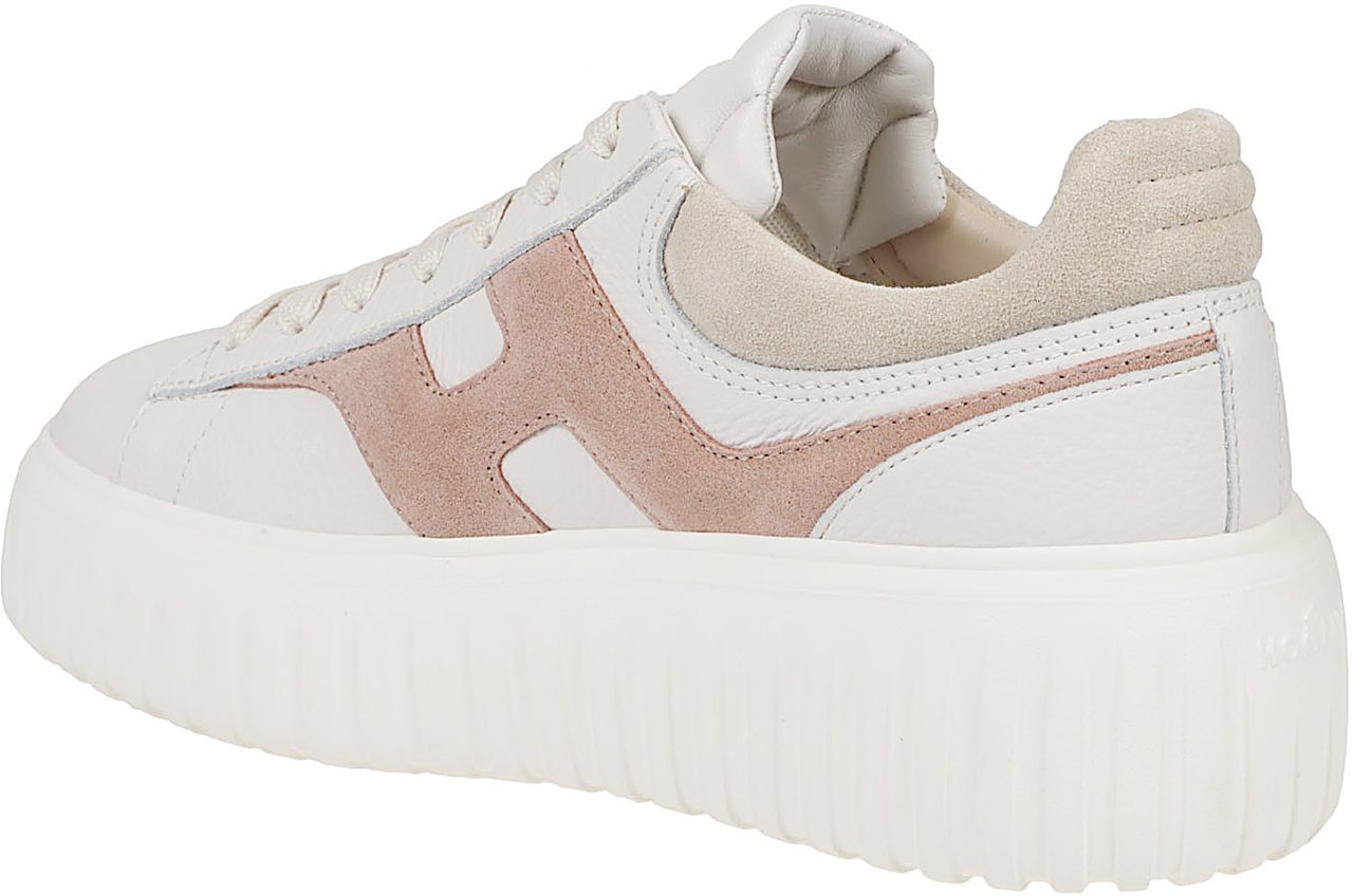 HOGAN H-stripes Sneakers Nude Beige