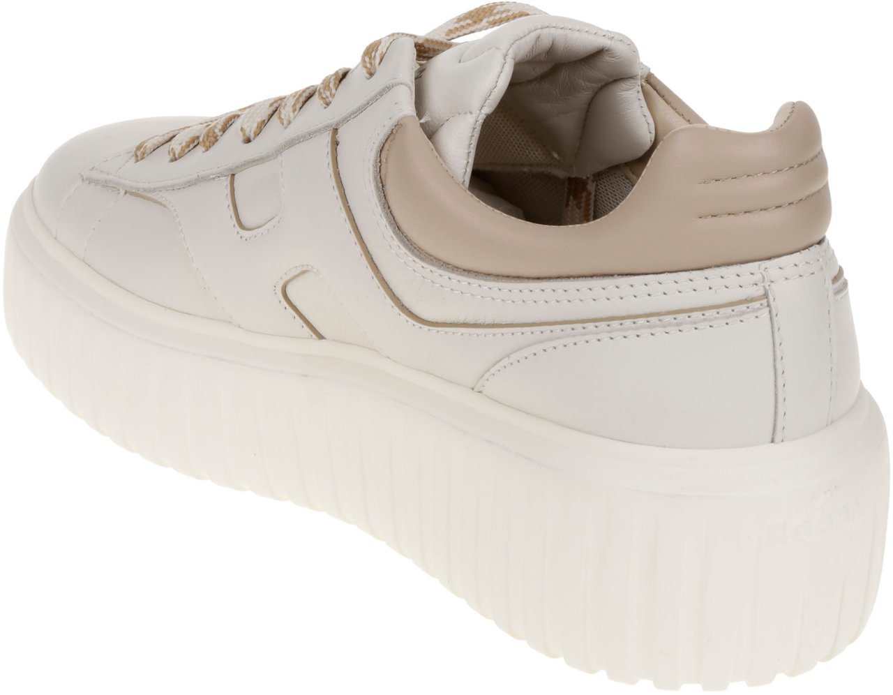 HOGAN Flat Shoes P Yogurt Wit