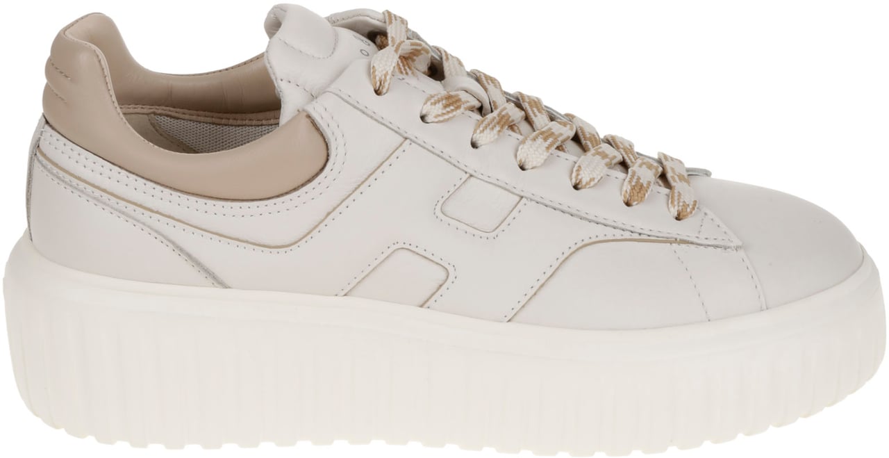 HOGAN Flat Shoes P Yogurt Wit