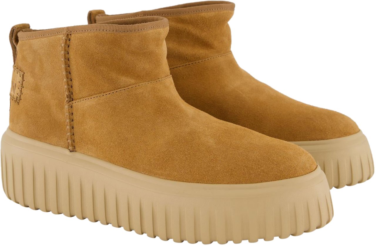 HOGAN Dames H-Stripes Boot Basso Bruin