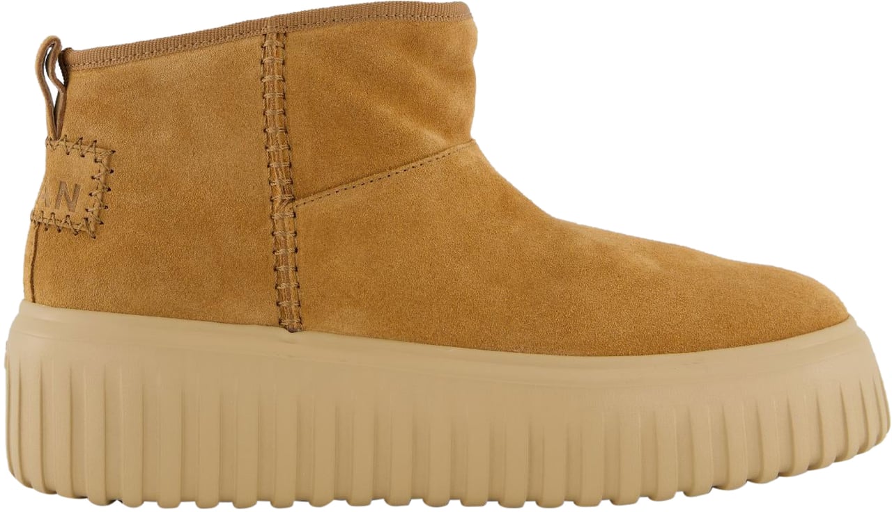 HOGAN Dames H-Stripes Boot Basso Bruin