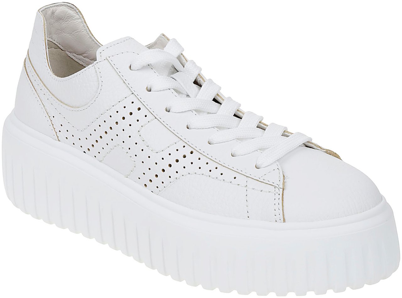 HOGAN Flat Shoes C Bianco Wit