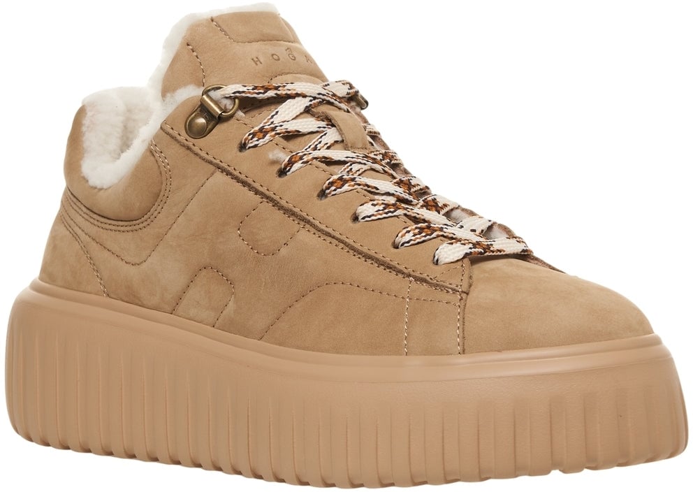 HOGAN Sneakers 'H-Stripes' Beige