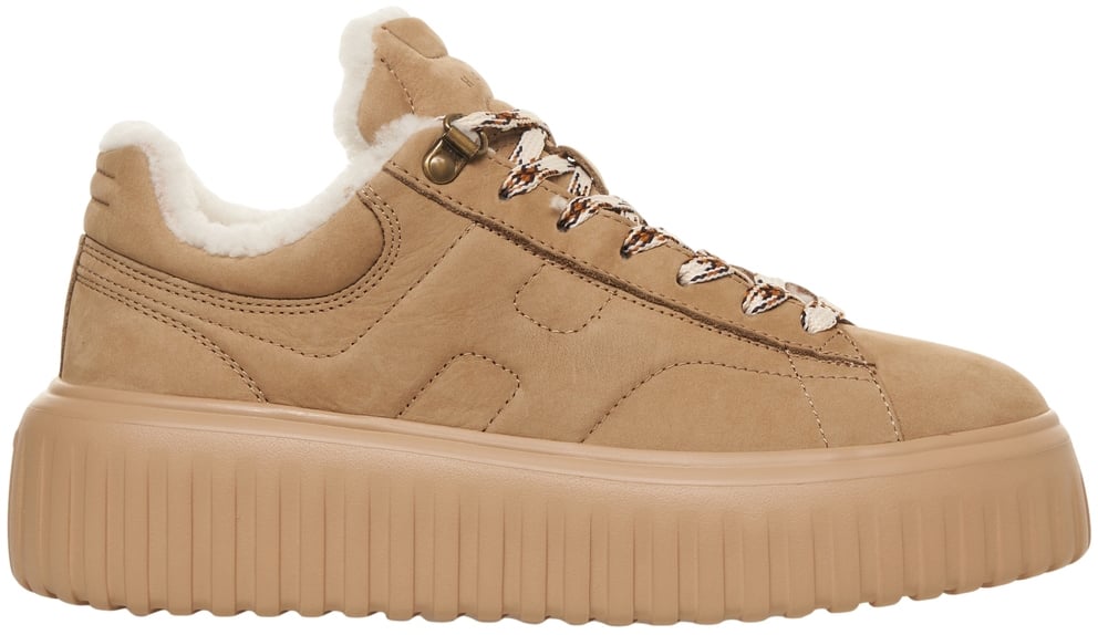 HOGAN Sneakers 'H-Stripes' Beige