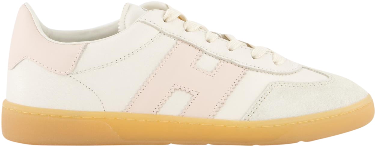 HOGAN Dames Cool Sneaker Wit/Roze Wit