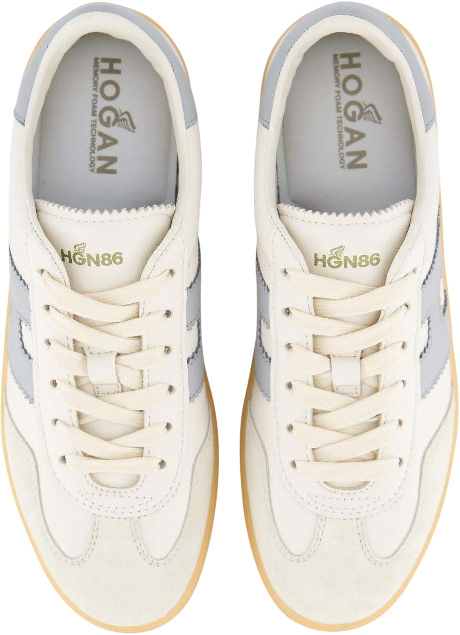 HOGAN Dames Cool Sneaker Wit/Grijs Wit