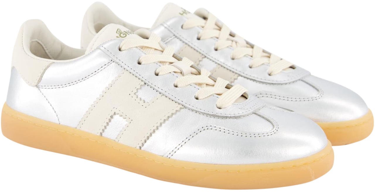 HOGAN Dames Cool Sneaker Zilver Metallic