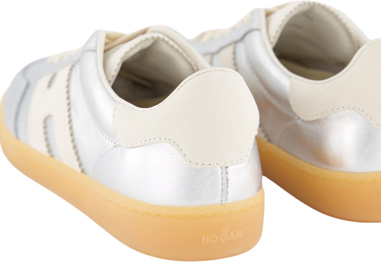 Hogan Dames Cool Sneaker Zilver Metallic