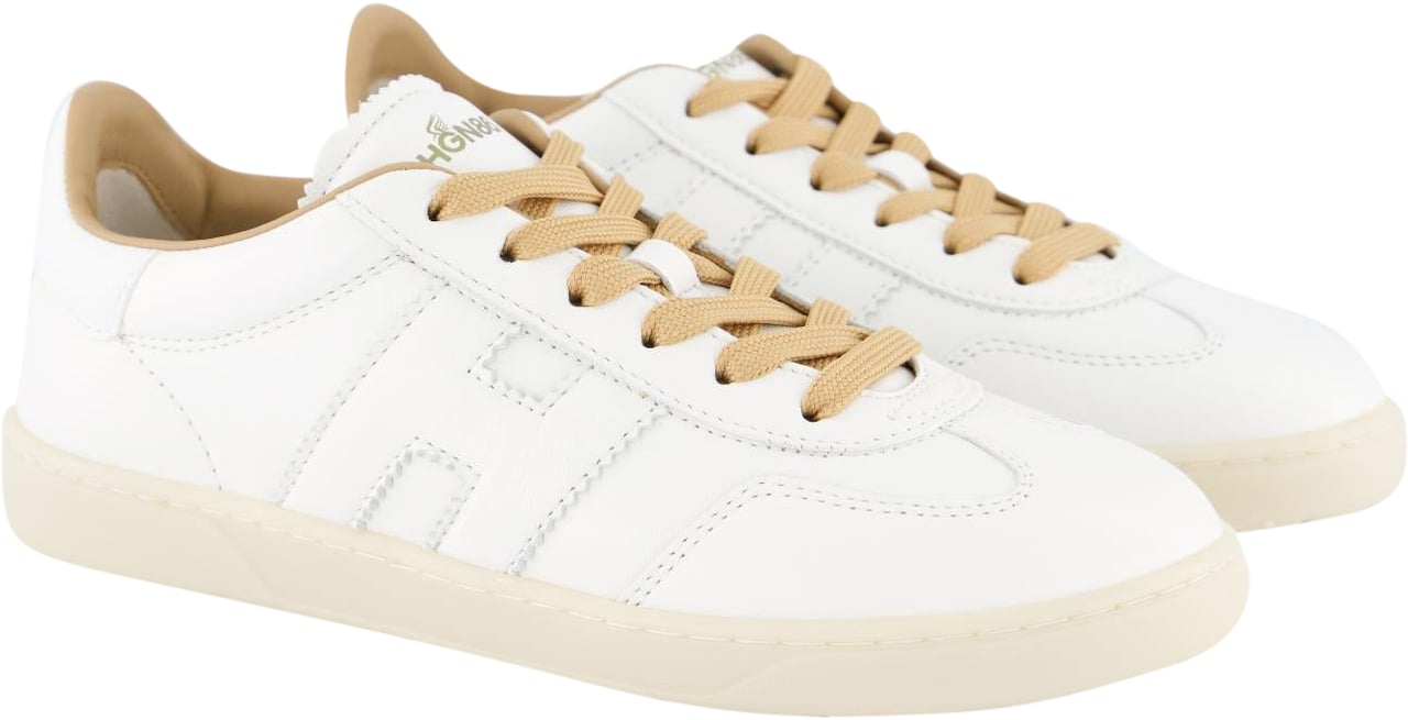 HOGAN Dames Cool Sneaker Wit/Nude Wit