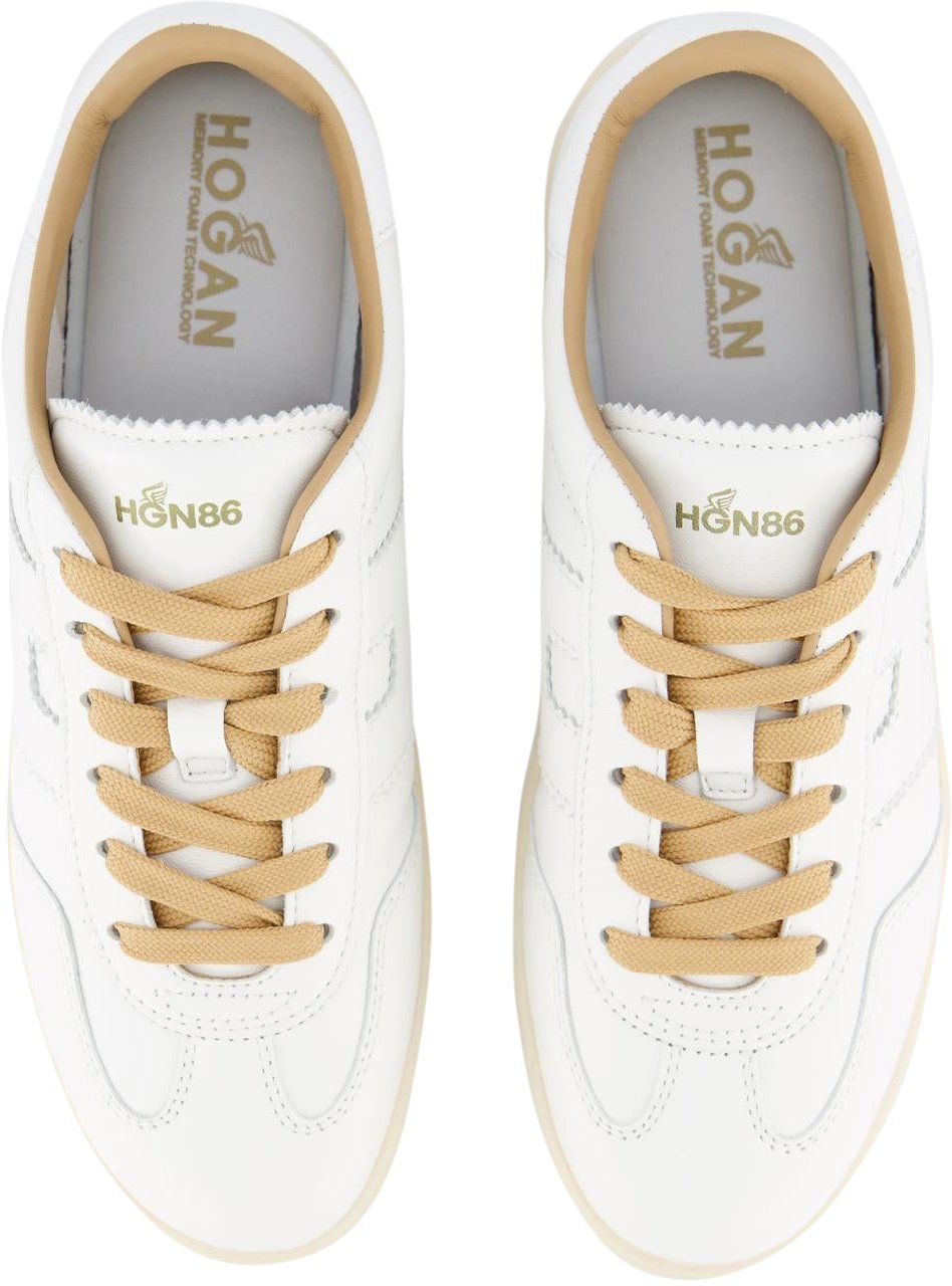 HOGAN Dames Cool Sneaker Wit/Nude Wit