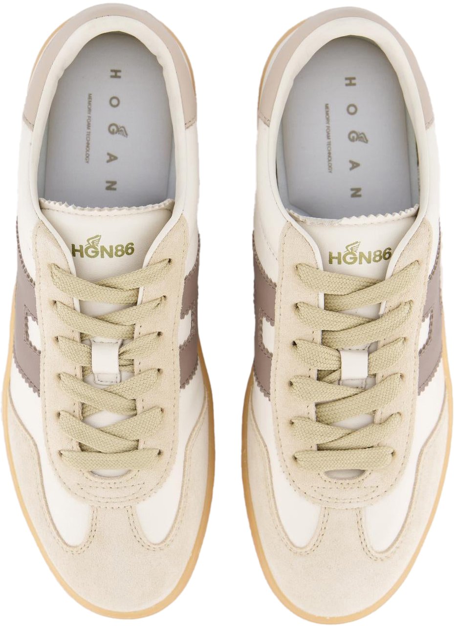 HOGAN Dames Cool Sneaker Beige Beige