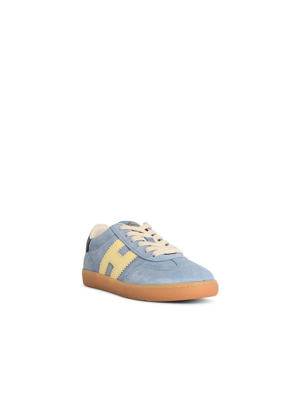 HOGAN 'Cool' Light Blue Suede Sneakers Blauw