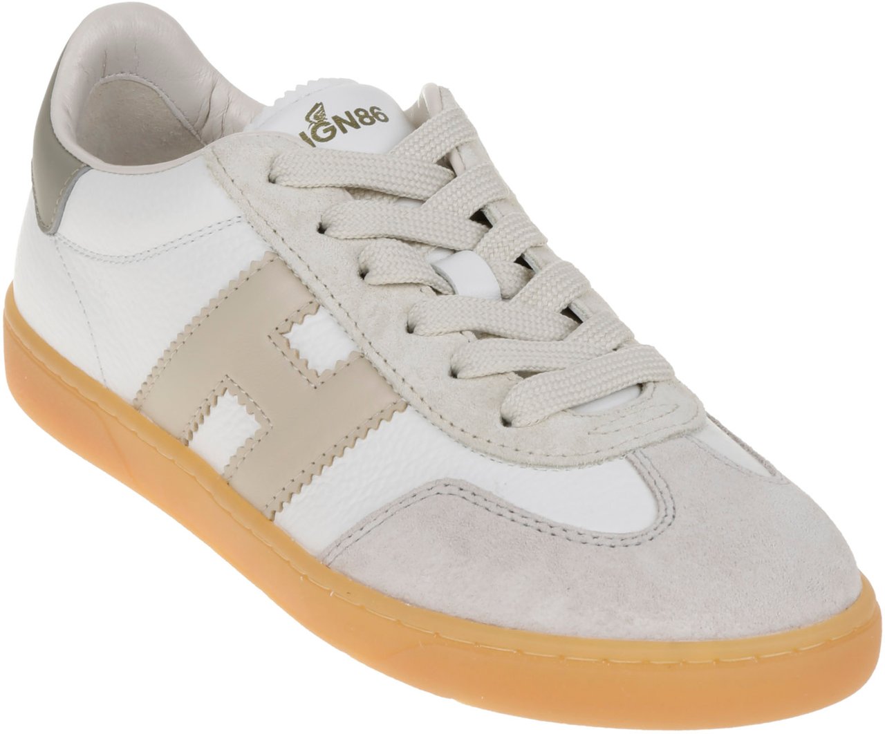 HOGAN Flat Shoes R Biancobeigeverde Divers