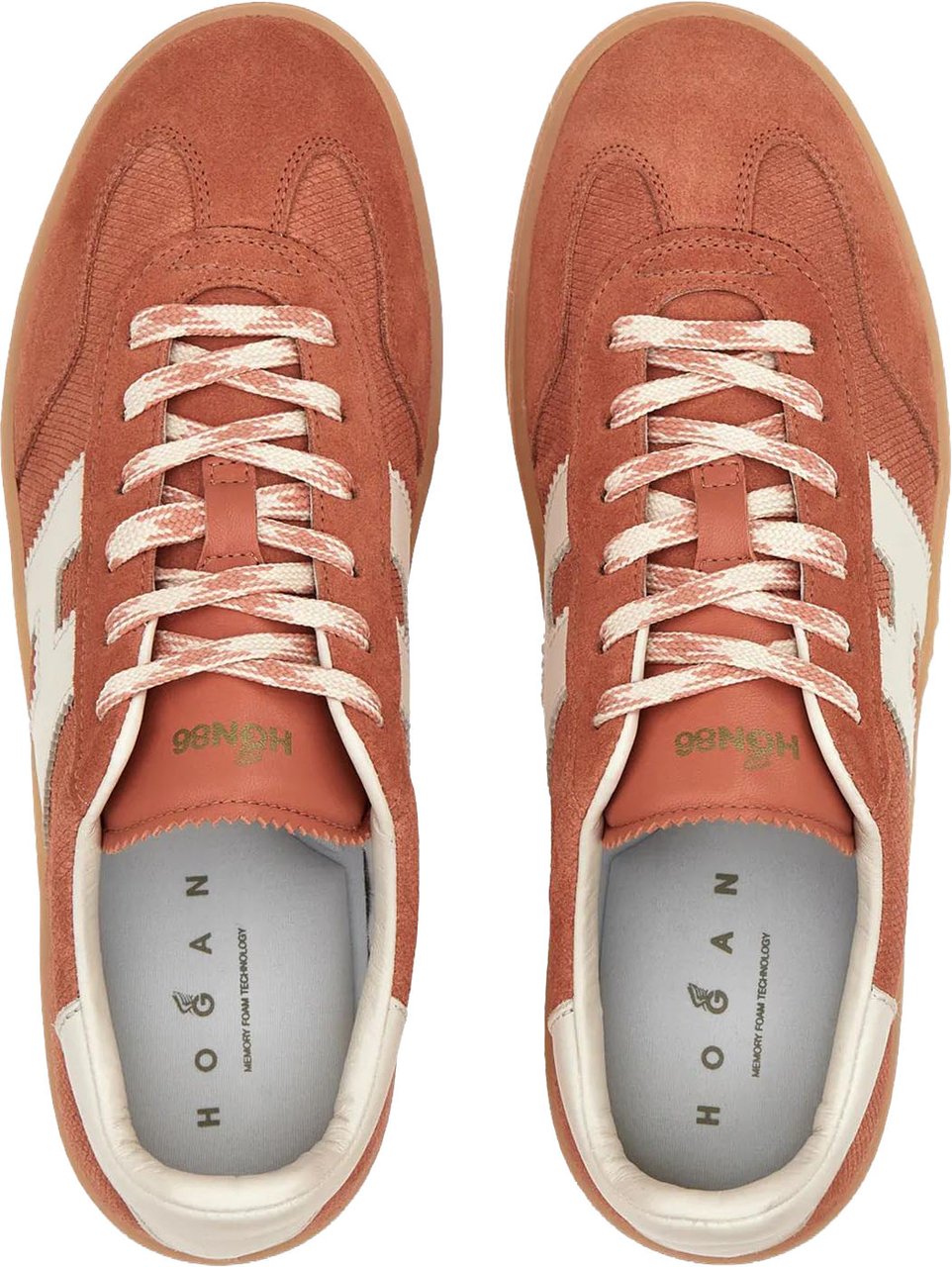 Hogan Dames Cool Allacciato H sneakers Geel