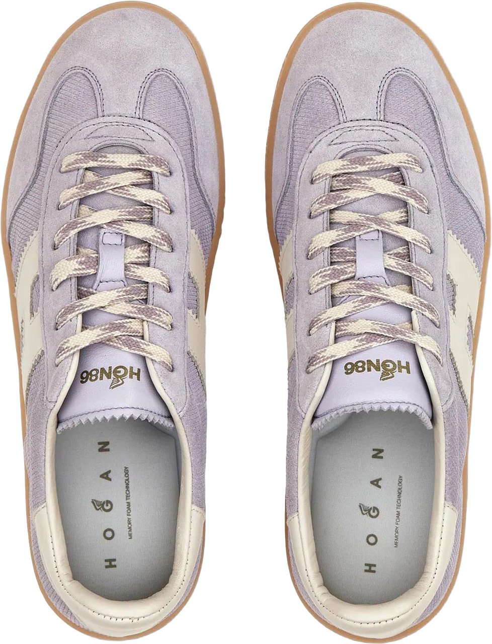 Hogan Dames Cool Allacciato H sneakers Geel
