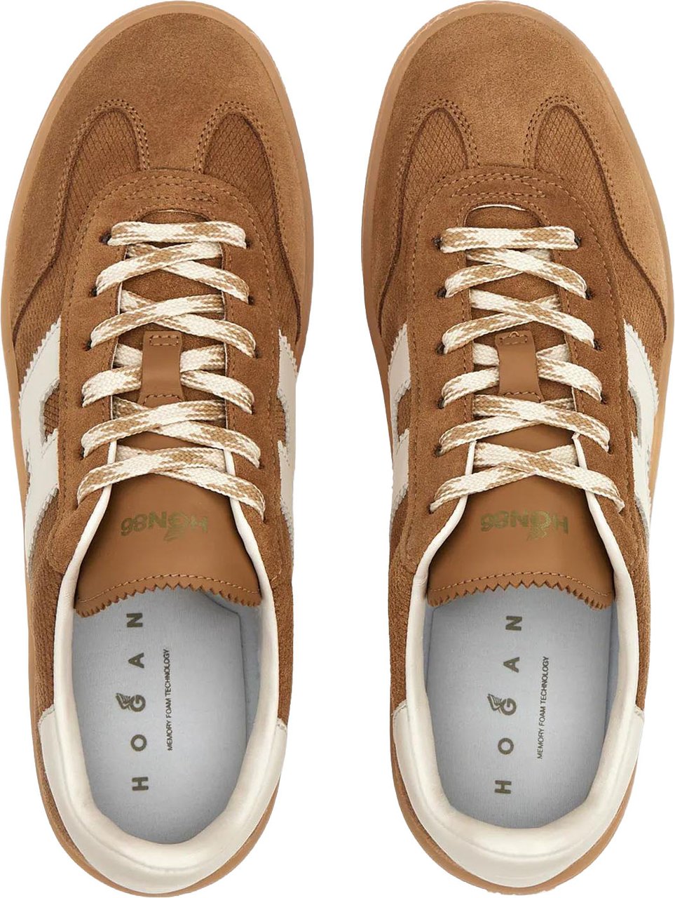 Hogan Dames Cool Allacciato H sneakers Bruin