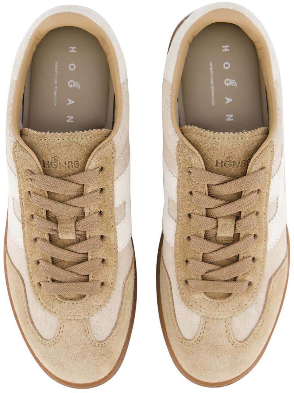 HOGAN Dames Cool Sneaker Beige Beige