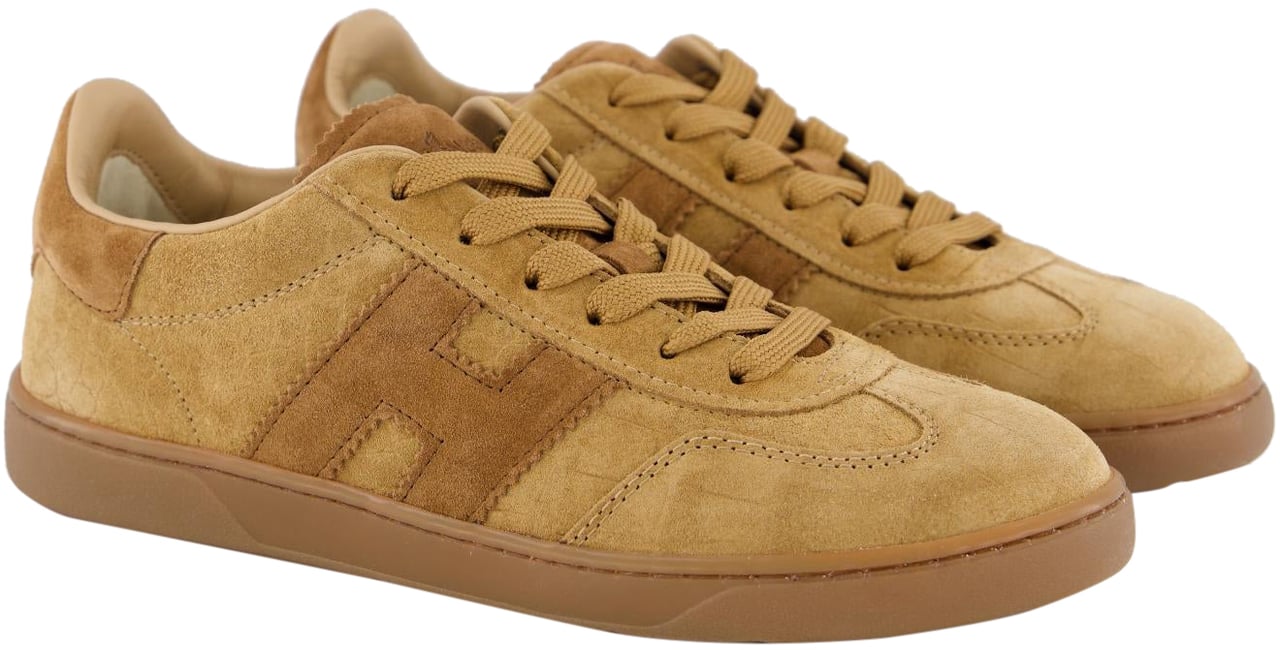 HOGAN Dames Cool Sneaker Cognac Bruin